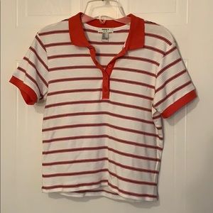 Forever 21 Striped Crop Top